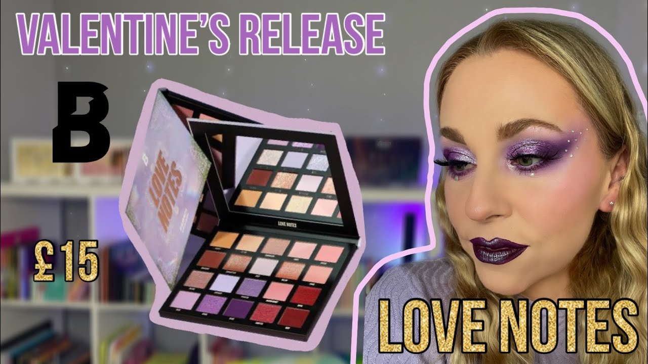 LOVE NOTES PALETTE | Beauty bay | first impressions & swatches #lovenotes