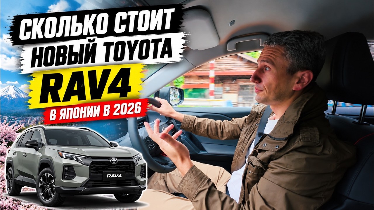 Сколько стоит новый Toyota RAV4 в Японии в 2026