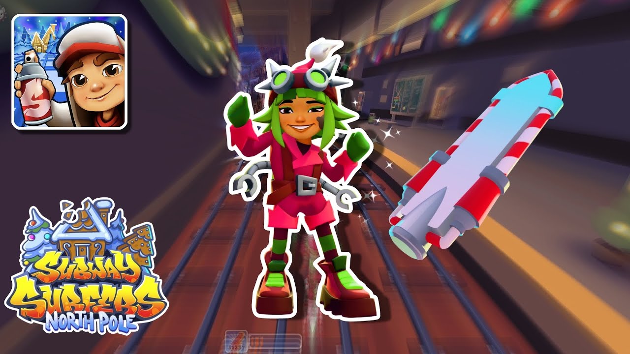 🎁 Unlock Festive Yutani Gift Grifter Outfit and Candy Crash Board - Subway Surfers North Pole 2025🎇