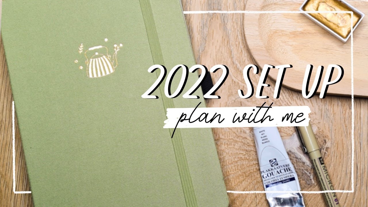 EASY 2022 BULLET JOURNAL SETUP FOR BEGINNERS!