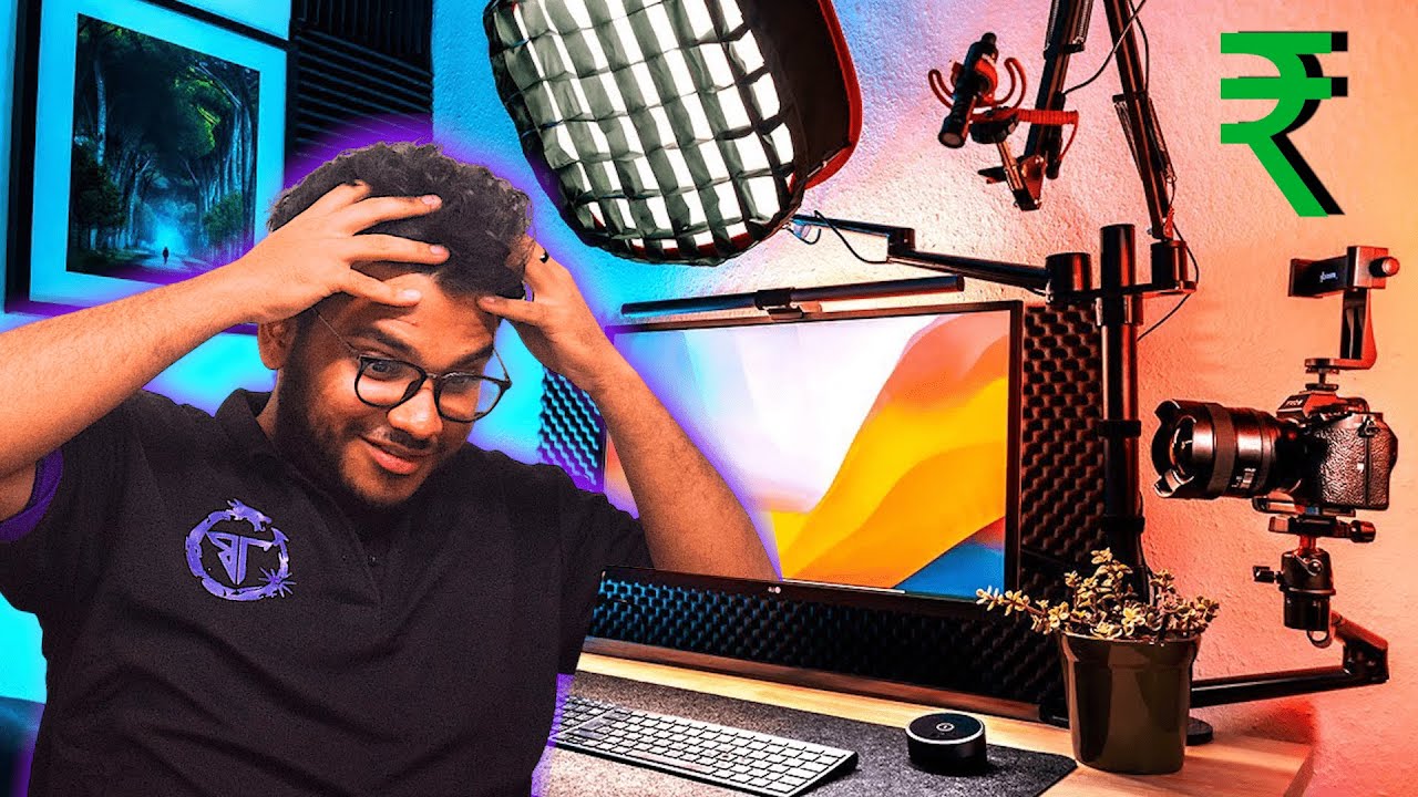 I Spent ₹10 Lakhs on My YouTube Studio – INSANE Setup Tour! 🤩