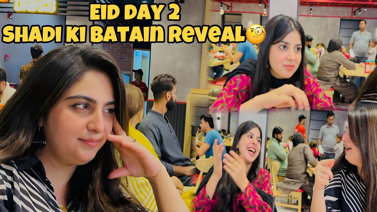 Eid day 2 💕| outing vlog 🫶🏻| uswah api ki shadi 😥