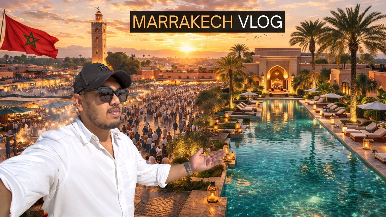 First Impression of Marrakech || From Chaos to Luxury ||