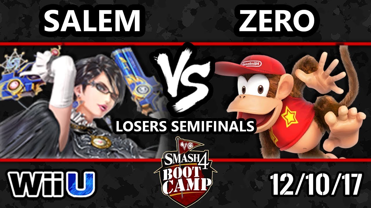 S4BC Smash 4 - TSM | Zero (Diddy Kong) vs MVG | Salem (Bayonetta) - WiiU LSF