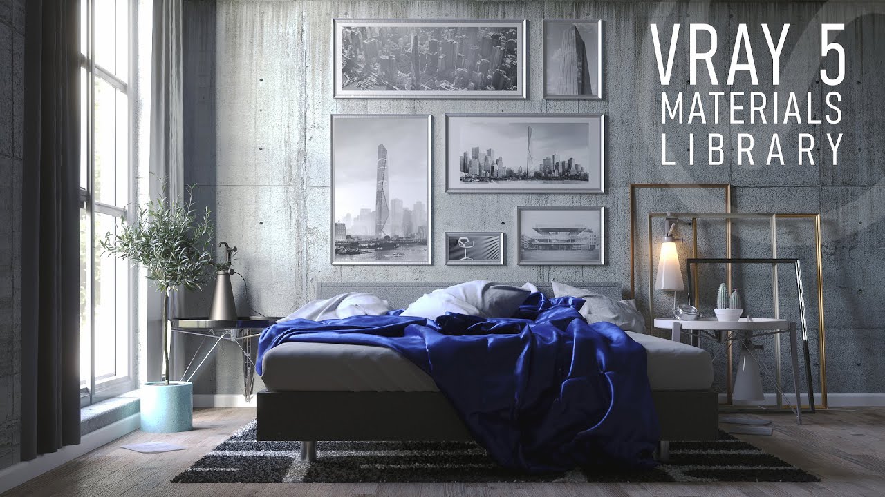 VRAY 5 Materials Library  |  Interactive Progressive Rendering (IPR)