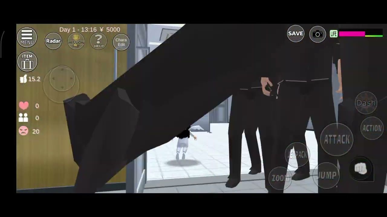 قمت بجوله في مركز الياكوزا و انا طفله لم يستطيعوا ضربي😂#sakuraschoolsimulator 