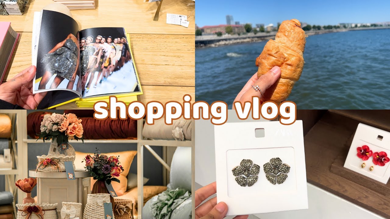 Weekend Vlog 🎀 shopping, home finds, mango, zara home,grocery & city vibes 