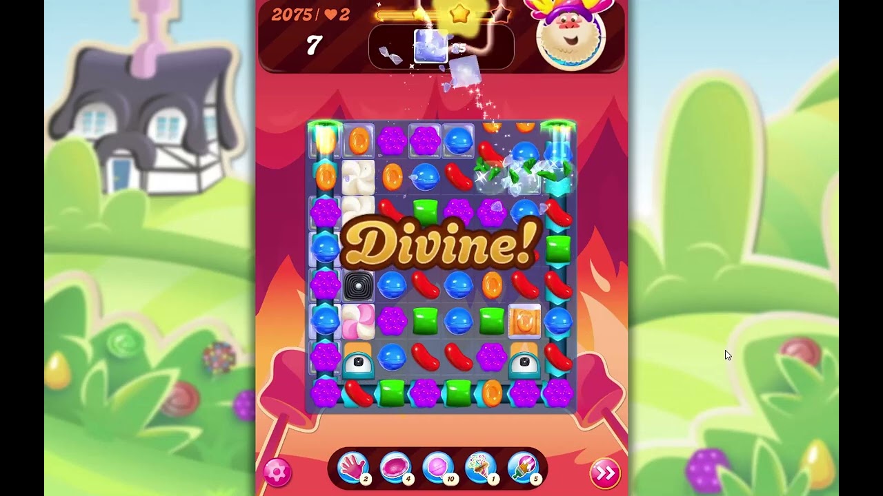 Candy Crush Saga Уровень 2075