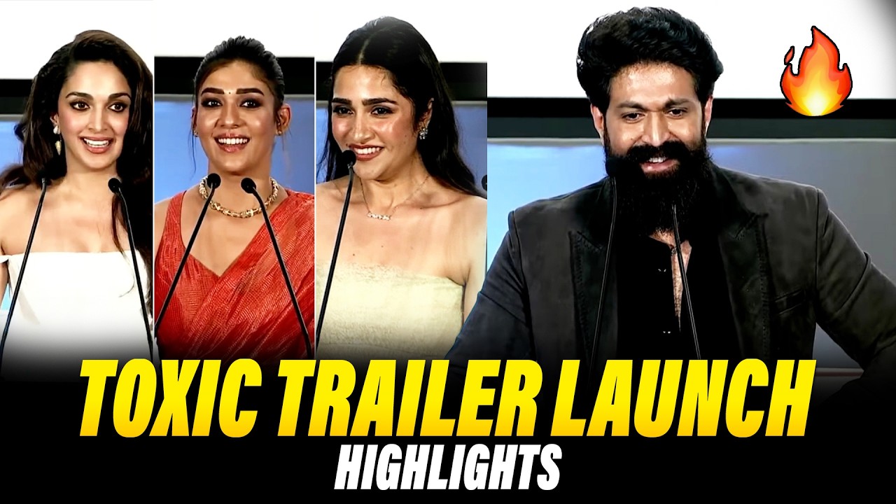 TOXIC Trailer Launch Highlight Speeches 🔥 | Yash, Nayanthara, Kiara Advani & Rukmini Vasanth