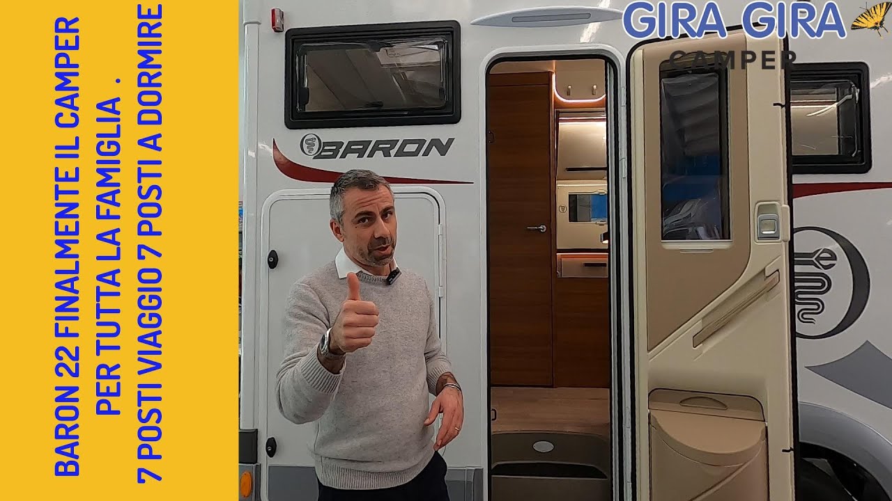 #Camper Elnagh Baron 22 happyfamily  in vacanza #camperlife. 7 posti viaggio e 7 posti letto.
