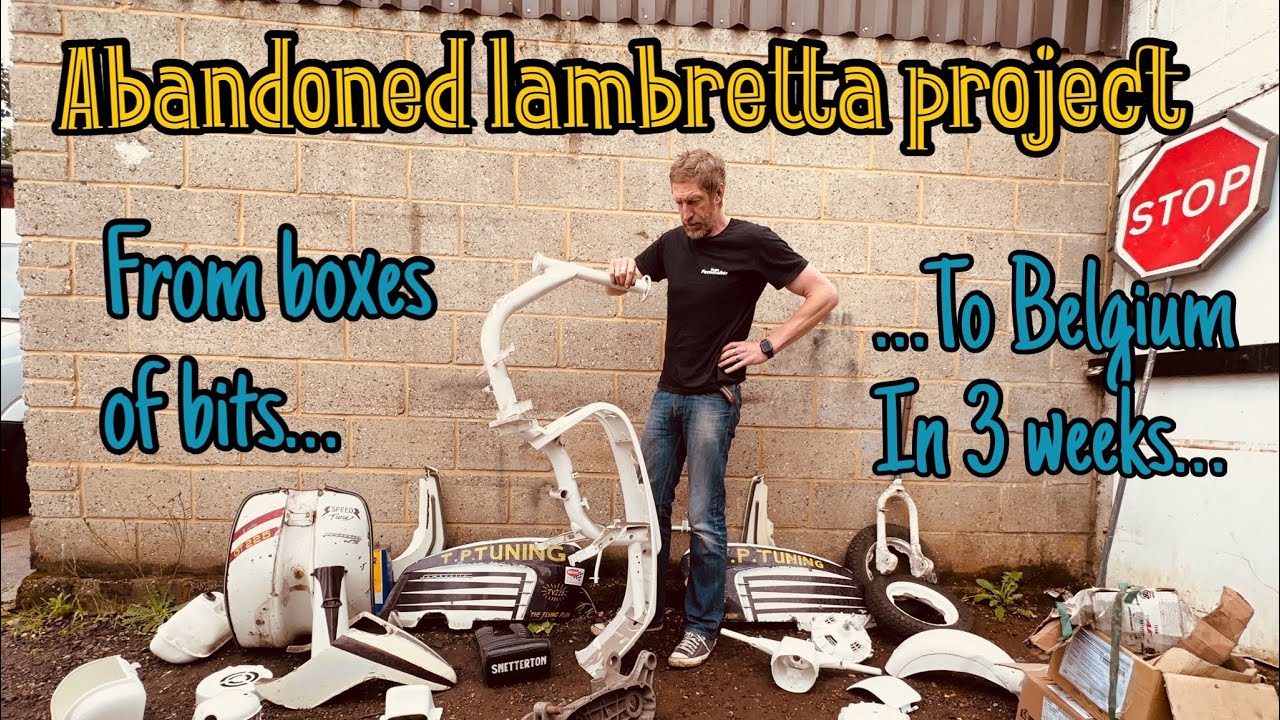 Abandoned lambretta project rebuild and 600 mile road trip…. In 3 weeks!…