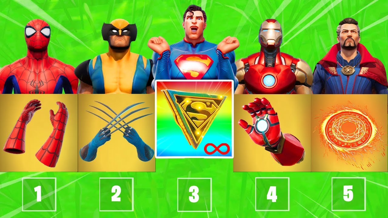 The *RANDOM* SUPERHERO Challenge in Fortnite