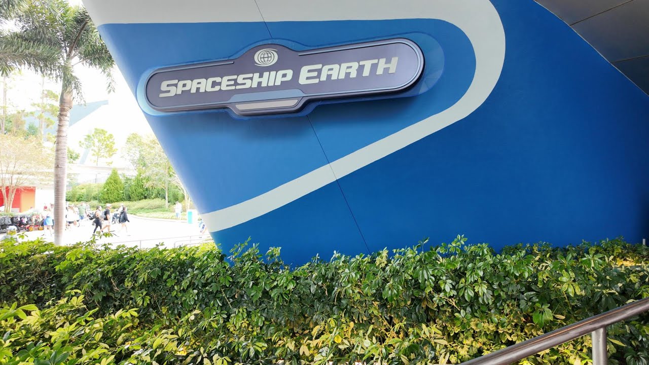 SpaceShip Earth Ride Full Experience at Epcot