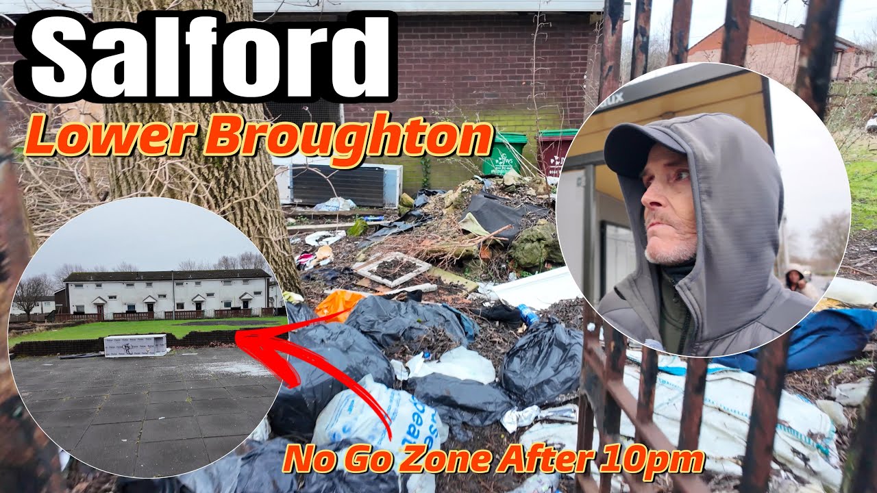 SALFORD - Lower Broughton - It’s Not Safe Around Here! (The Capital Of Fly Tipping)