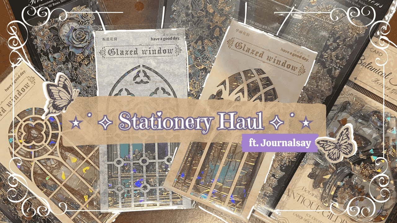 Stationery Haul 2025 | Journaling Supplies Unboxing ft. @journalsay