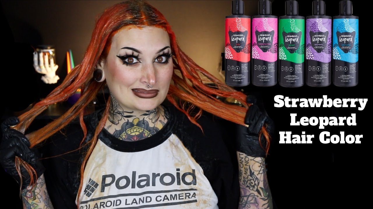 Trying Strawberry Leopard Hair Dye!