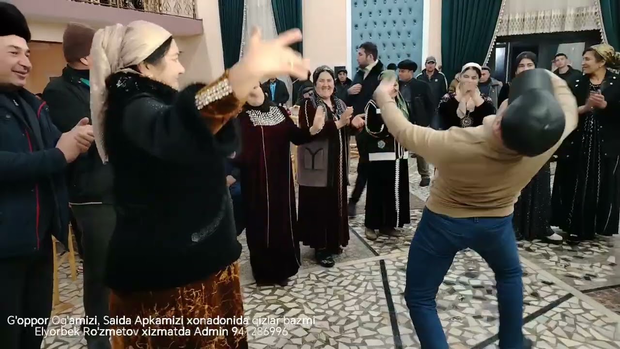 G'oppor Og'amizi Saida Apkamizi xonadonida qizlar bazmi ELYORBEK Ro'zmetov 2