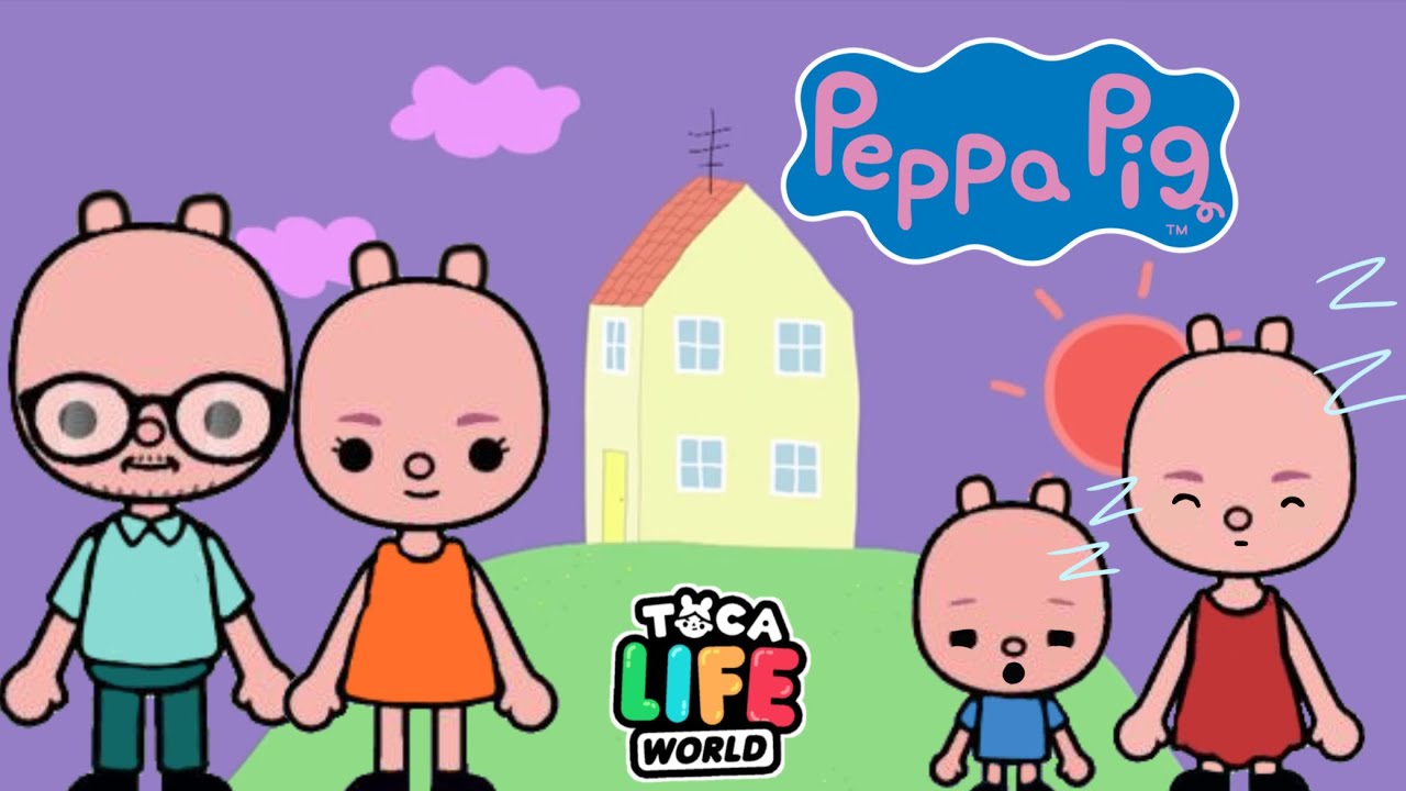 🐷 PEPPA PIG IN TOCA BOCA | 🌅 Bedtime | Toca Boca Life World ❤️