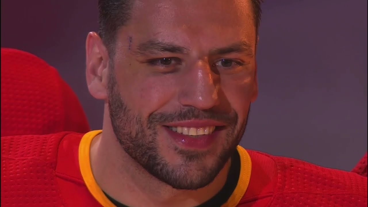 Milan Lucic Silver Stick Ceremony