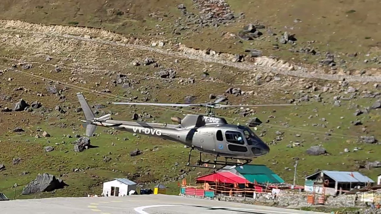 Helicopter landing 