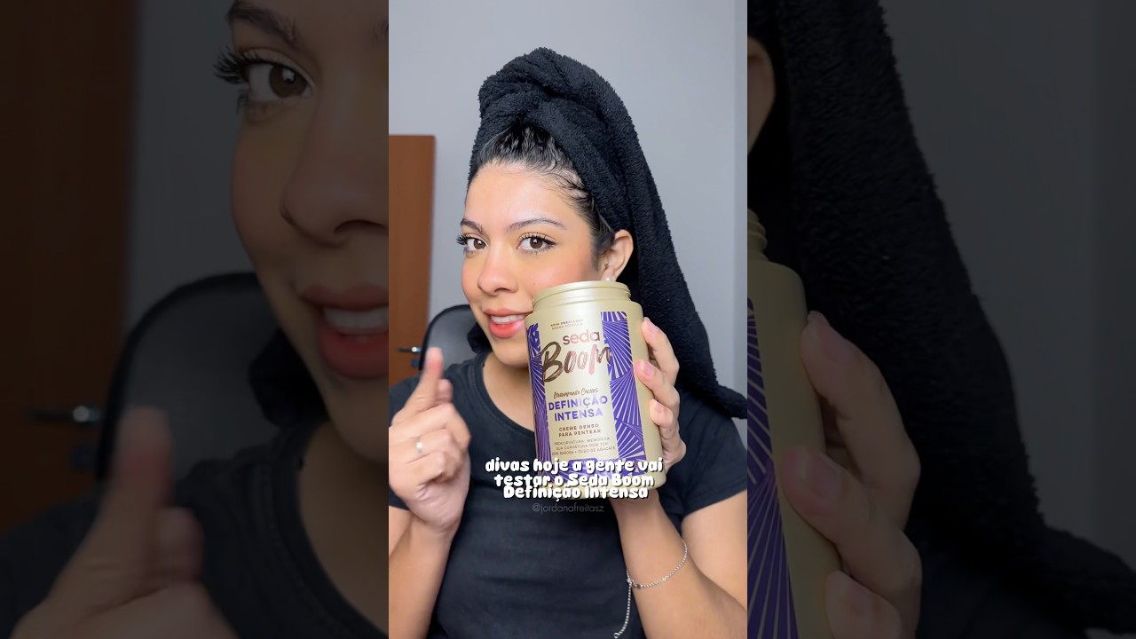 O creme PERFEITO? #cabelo #beleza #cachos #cacheadas seda boom defini&ccedil;&atilde;o intensa