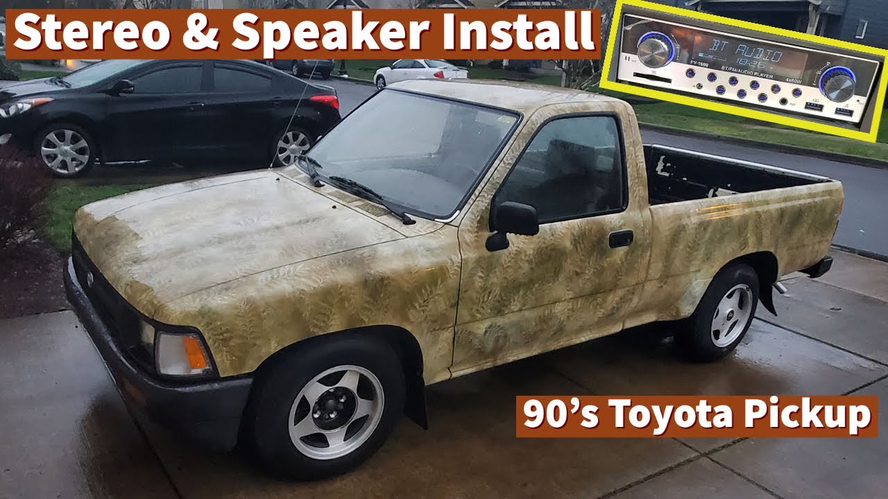 Radio Install 1992 Toyota Pickup/Hilux