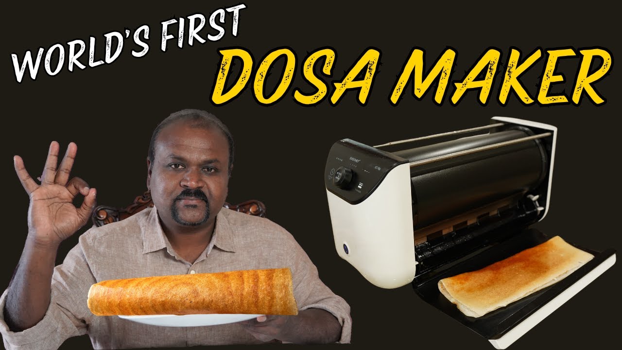 ஒரே நிமிஷத்துல தோசை ரெடி  😍 Automatic Dosa Maker 🇺🇸 USA🇺🇸