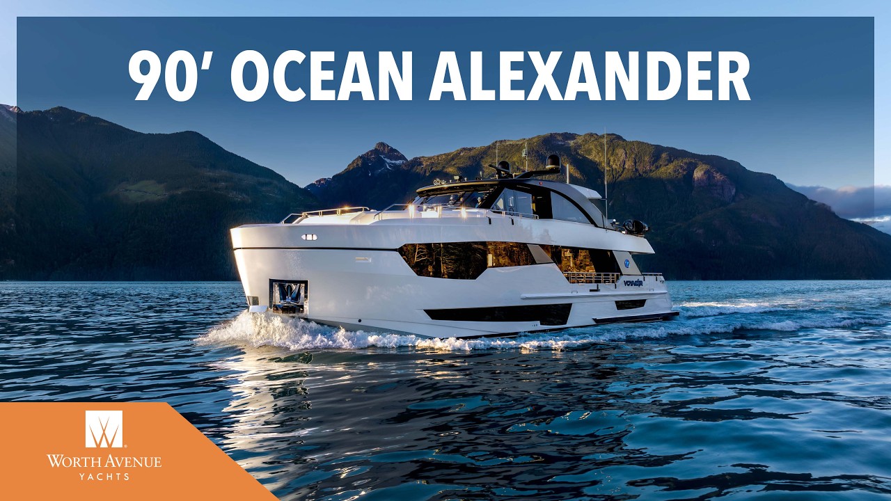 VOYAGER 90' Ocean Alexander Yacht For Charter