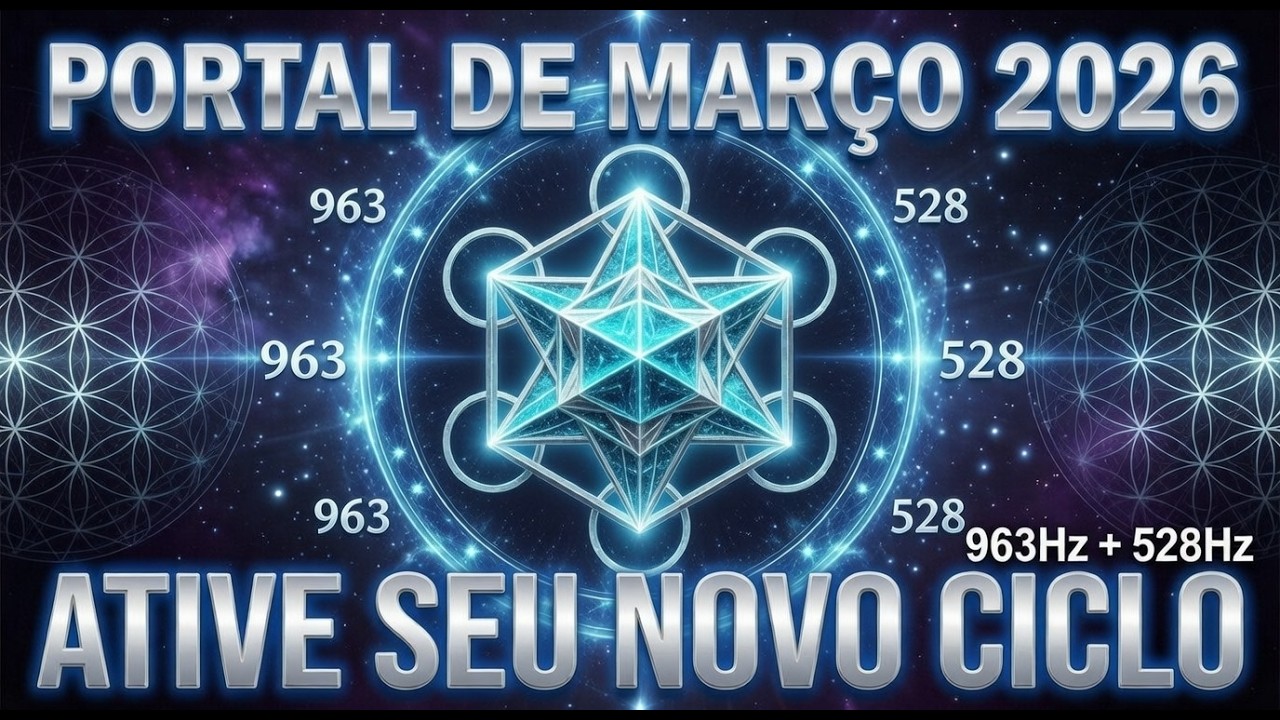PORTAL DE MARCO 2026 | Seu Novo Comeco Comeca AGORA | 963Hz + 528HzAtivacao Divina Completa