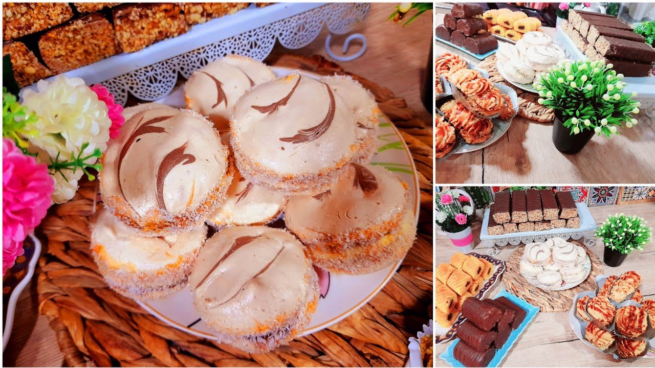 آخر فيديو لحلويات العيد🧁🍪حلوة اليوم صابلي مورانق😍 بدون غلوتين جربوه حبايبي 😘😘