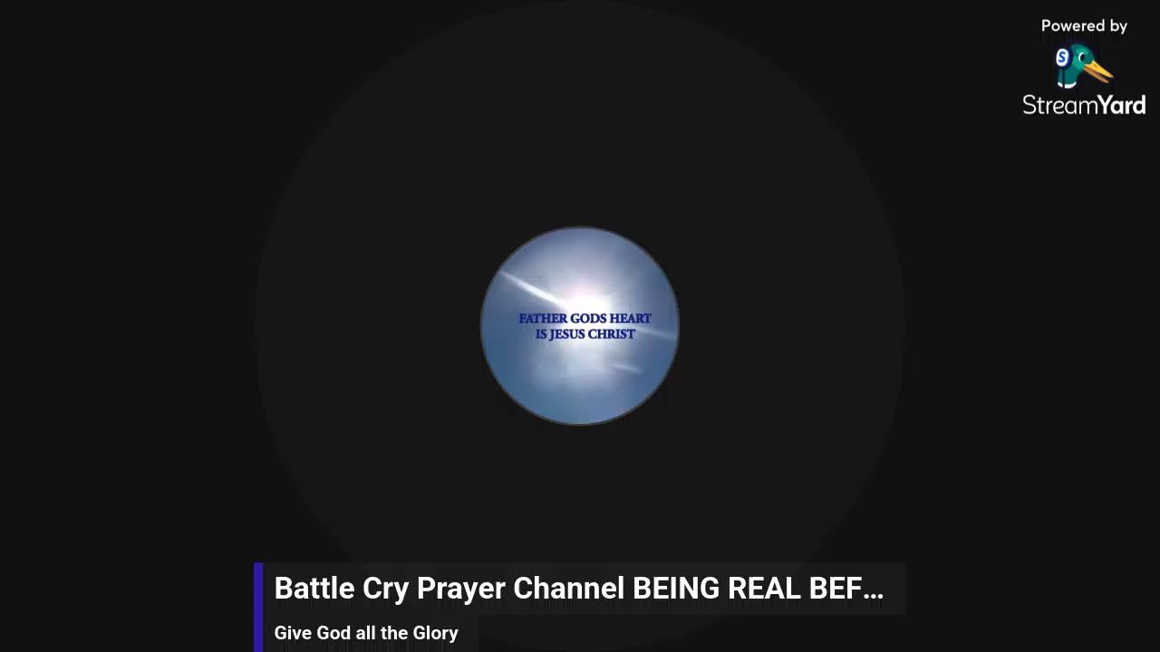 BATTLE CRY PRAYER CHANNEL BEING REAL AND TRANSPARENT BEFORE GOD