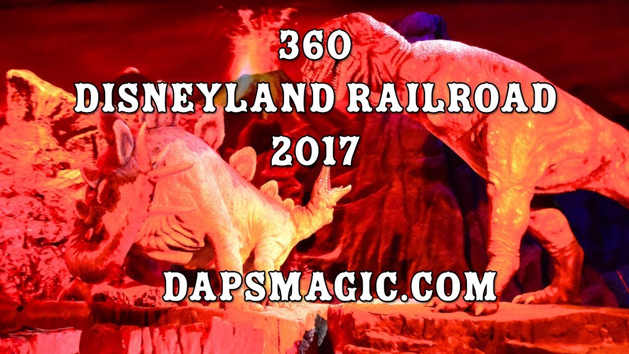 360 Disneyland Railroad Ride Thru 2017