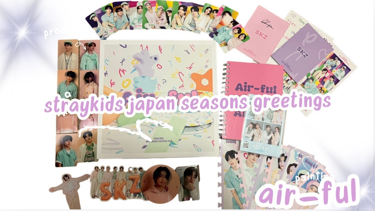 Unboxing Stray Kids Japan Seasons Greetings (Air-ful)