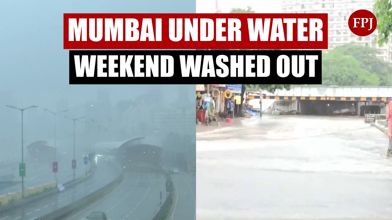 Heavy Rain Lashes Mumbai: Andheri Subway Flooded, Traffic Crawls Amid Widespread Waterlogging