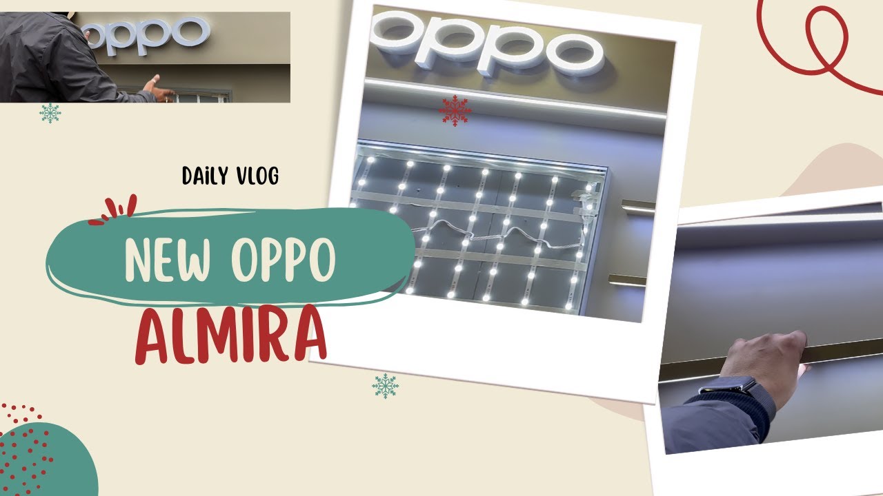 Settled oppo😍 Almira vlog .