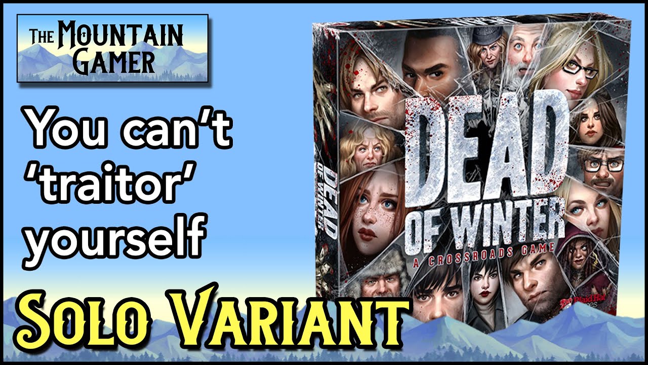 How To Play Solo Variant ➤ Dead of Winter【ツ】Semi Coop Traitor Survival Zombie Game + The Long Night