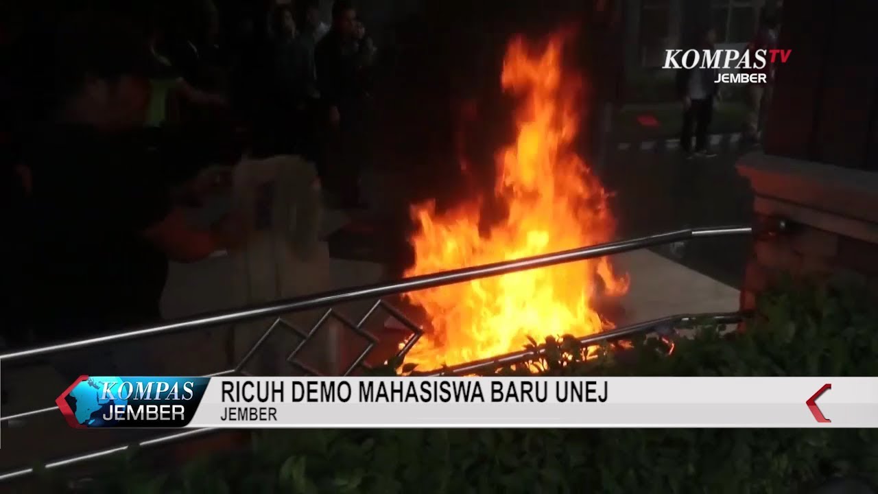 Ricuh Demo Mahasiswa Baru Unej
