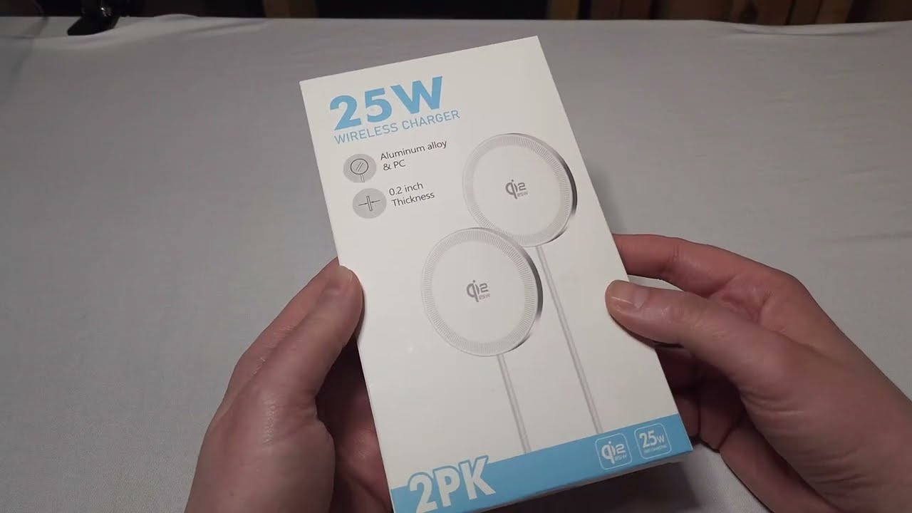 25W Magnetic Wireless Charging Pad: Qi2.2 Qi2 MagSafe Fast Charger