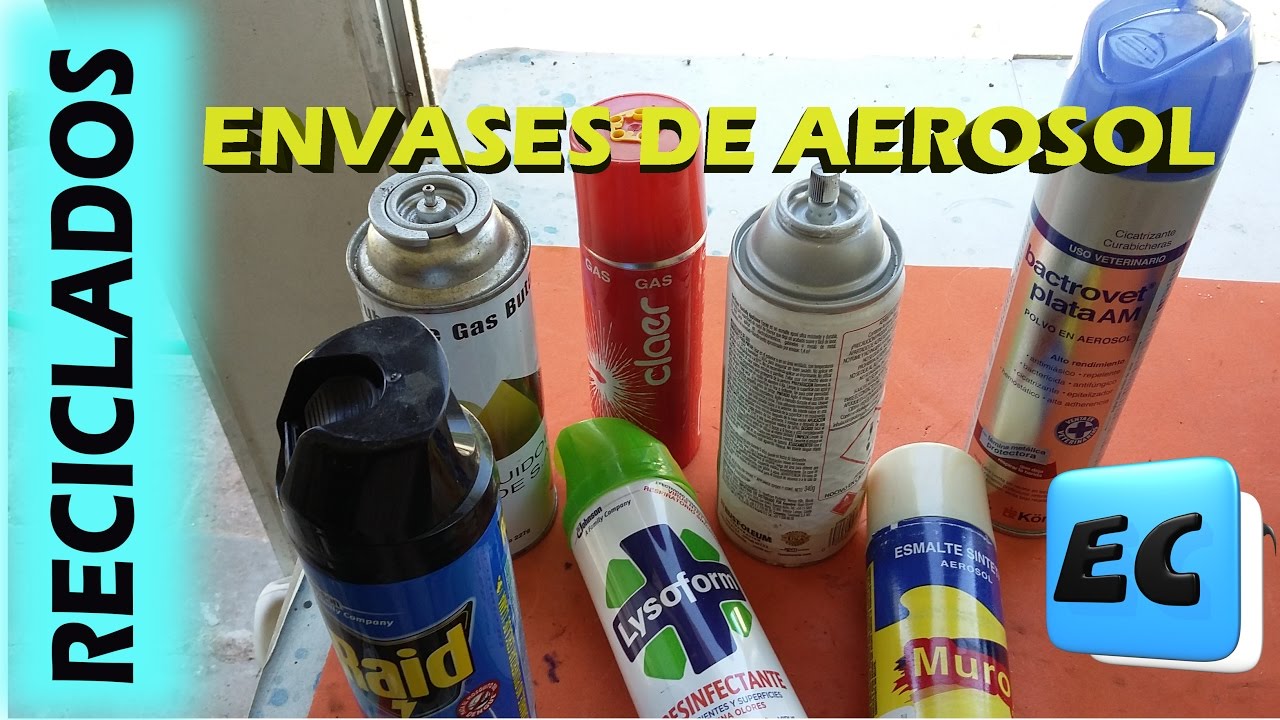 3 trucos con aerosoles Reciclado