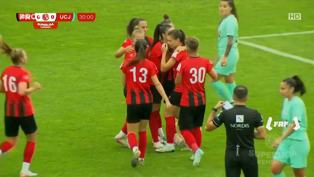 SuperLiga Feminină, Etapa 7: AFK Csikszereda - „U” Olimpia Cluj 2-2 (06.10.2024)
