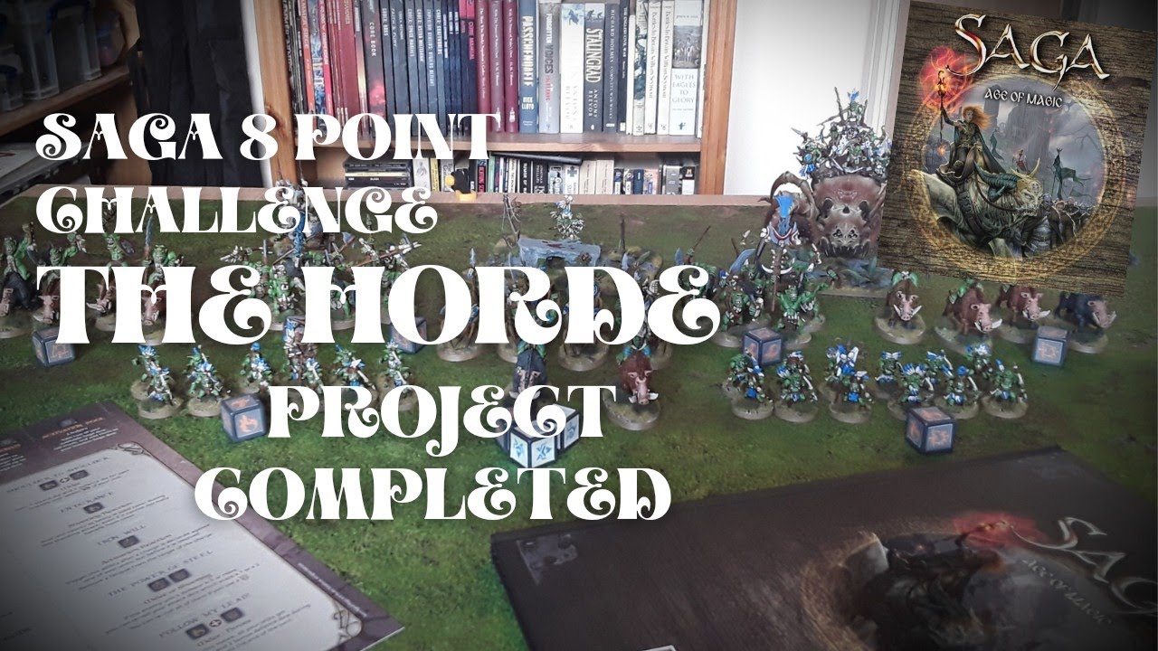 SAGA AGE OF MAGIC 8 point warband complete. The HORDE!!