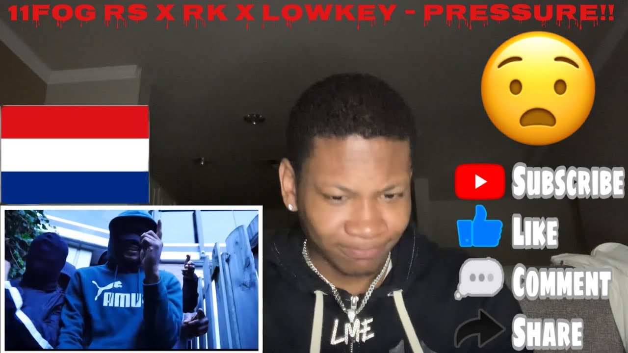 AMERICAN REACTION TO #DUTCHDRILL #11FOG RS x RK x LOWKEY - PRESSURE [Official Video] (PROD. BY RK)