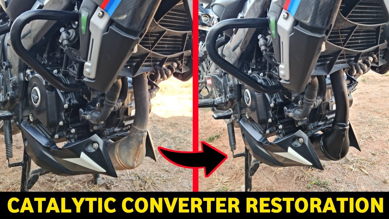CATALYTIC CONVERTER RESTORATION IN BS6/BS7 ALL BIKES | RESTORE CATALYTIC CONVERTER | NS200 MODIFIED