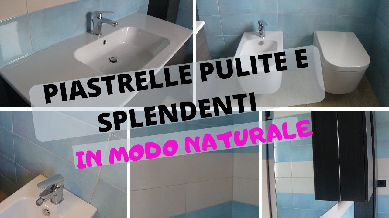 PULIZIA PIASTRELLE E MOBILI BAGNO con PRODOTTI NATURALI |PULISCI CON ME