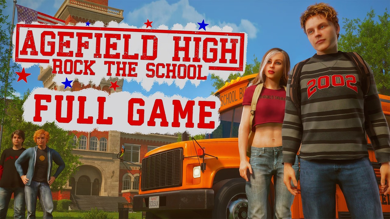 Agefield High: Rock the School - Gameplay Walkthrough | FULL GAME | Both Endings