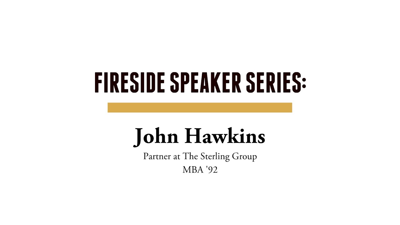 The Private Equity Global Ecosystem with John Hawkins (Partner, The Sterling Group)