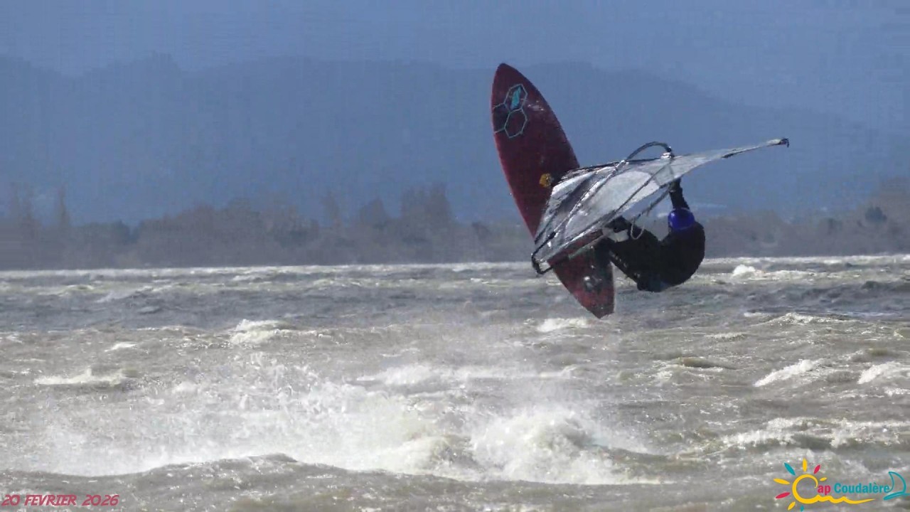 WINDSURF LA NAUTIQUE. COUDALERE LE 20/02/2026 FRANCE GOPRO