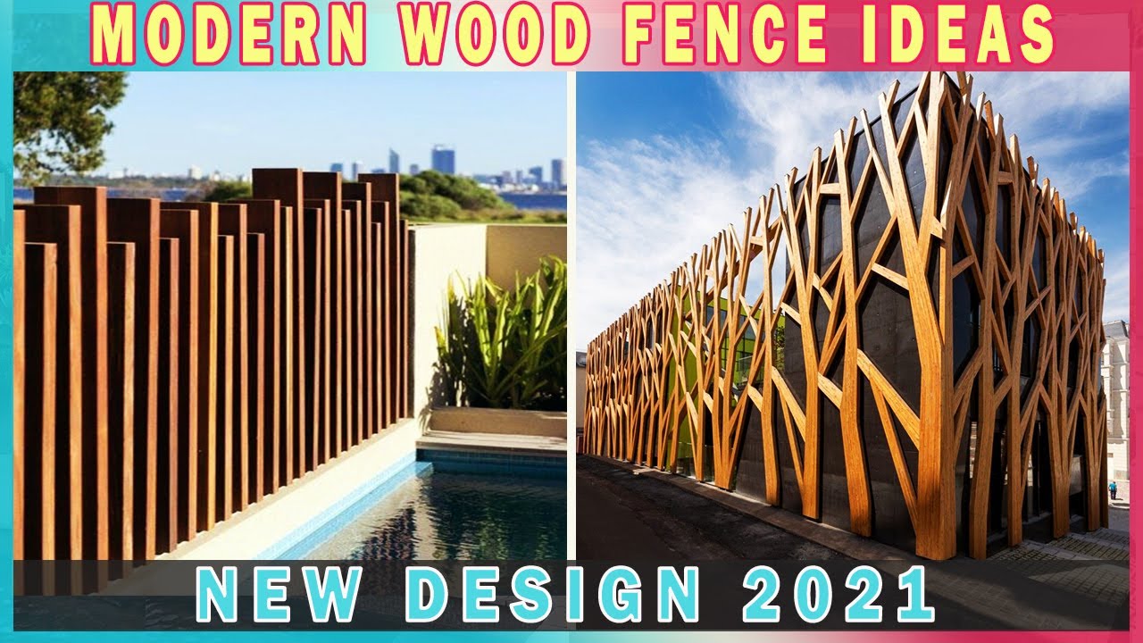NEW DESIGN 2021! 40+ Modern Wood Fence Design Ideas