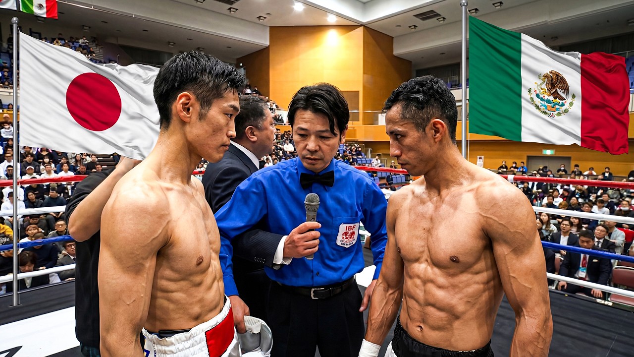 Жесткая рубка! Рёсуке Нисида (JPN) vs Брайан Меркадо (MEX) | Хайлайт боксерского боя