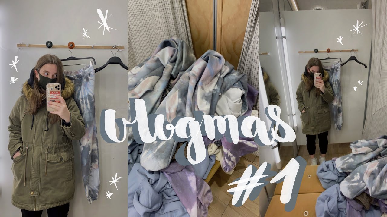 vlogmas #1 | новогодний шоппинг | ищу одежду